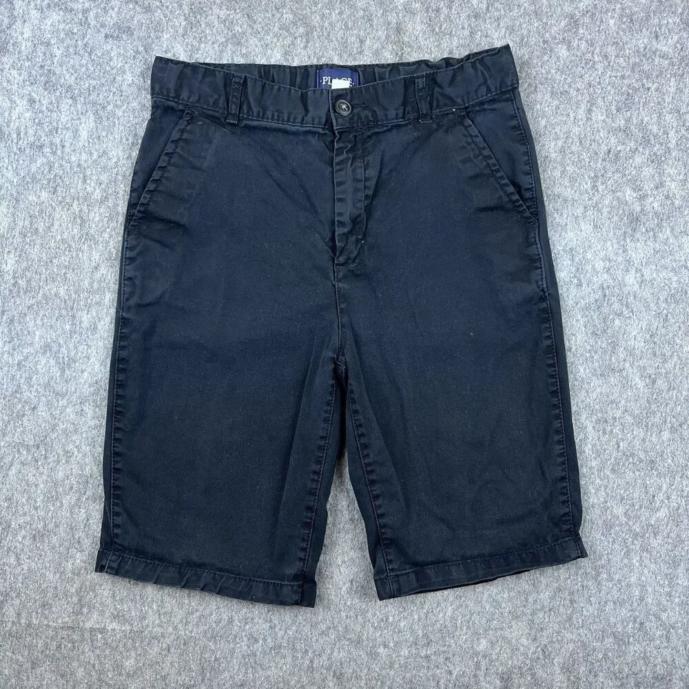 Lot Of 3 Childrens Place Boys Uniform Pants Chino Khaki Black 9